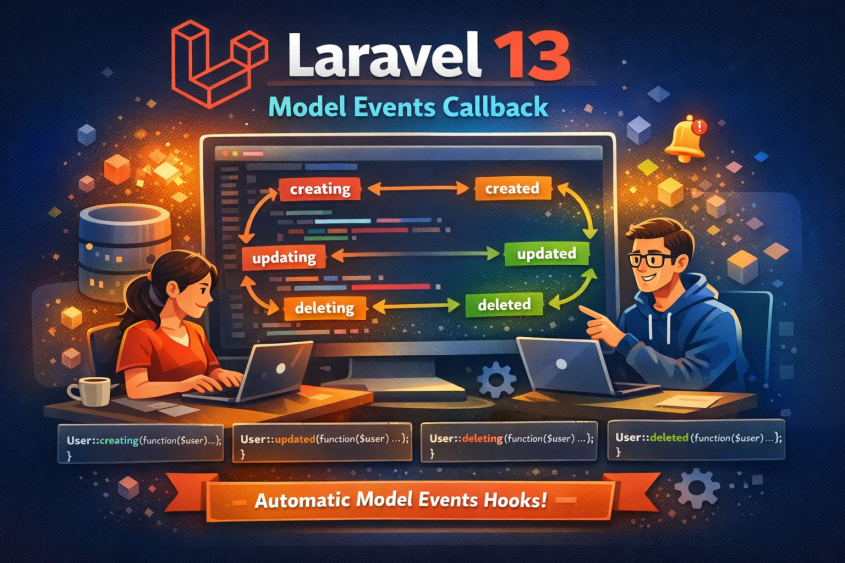 Laravel 13 Events Closure